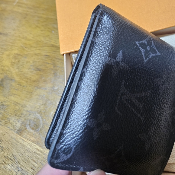 Louis Vuitton Wallet Canvas Black & Grey Mint Condtion 100% Authentic - Picture 2 of 16